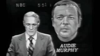 Audie Murphy TV News Video May 1971