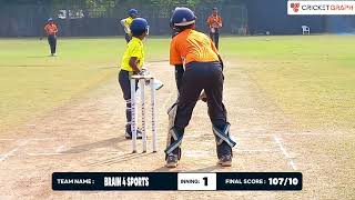 U12 Junior T20 Cricket Match in Santacruz, Mumbai | Brain 4 sports vs PWTSA | Cricket Highlights screenshot 5