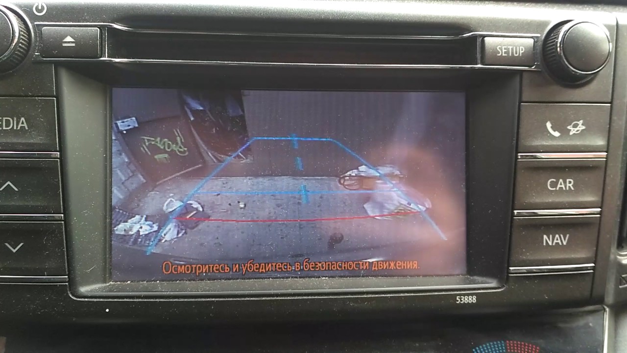 Камера заднего вида тойота