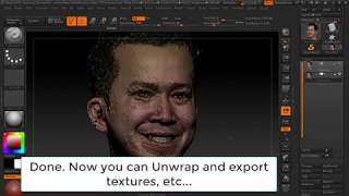 Zbrush - clean up 3d scan workflow