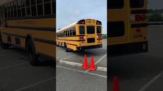 Parallel Parking Gone Wrong #schoolbus #cdl #schoolbusdriver #dmvtest #shortsvideo #youtubeshorts