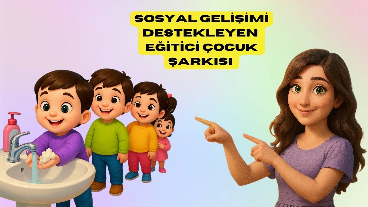 Sıra Sıra Neşeyle! | Okul Öncesi Sosyal Beceri: Sıra Bekleme, Paylaşma 🎶🧒🎈 (Öğretici Çocuk Şarkısı)