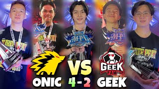 How ONIC ESPORTS Beat GEEK FAM in MPL ID Season 12 Finals…