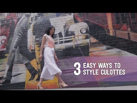 تصویری: 3 روش آسان برای پوشیدن کولوت های جین
