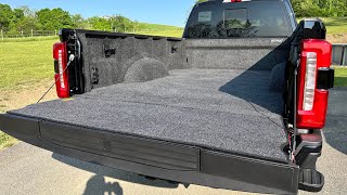 Installing A BedRug Carpet Bed Liner In My 2023 F350 Long Bed.