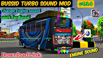 Bussid Turbo Engine sound Mod v4.3.4 Update || All Obb Engine Sound Mod Bus simulator Indonesia