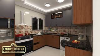تصميم مطبخ بمساحة 4*3 متر بالقاهرة