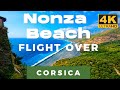 ⛱️Corsica - Plage de Nonza - Magical Fly over Nonza Beach 4K | ⛱🏝 DRONE FOOTAGE⛱️
