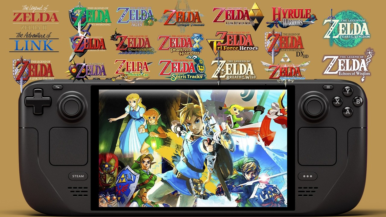 The Legend of Zelda Franchise on Steam Deck — Full Performance Test