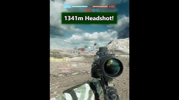 Battlefield 6 WORLD RECORD Headshot (1341 meters) #battlefield #battlefield6 #sniping