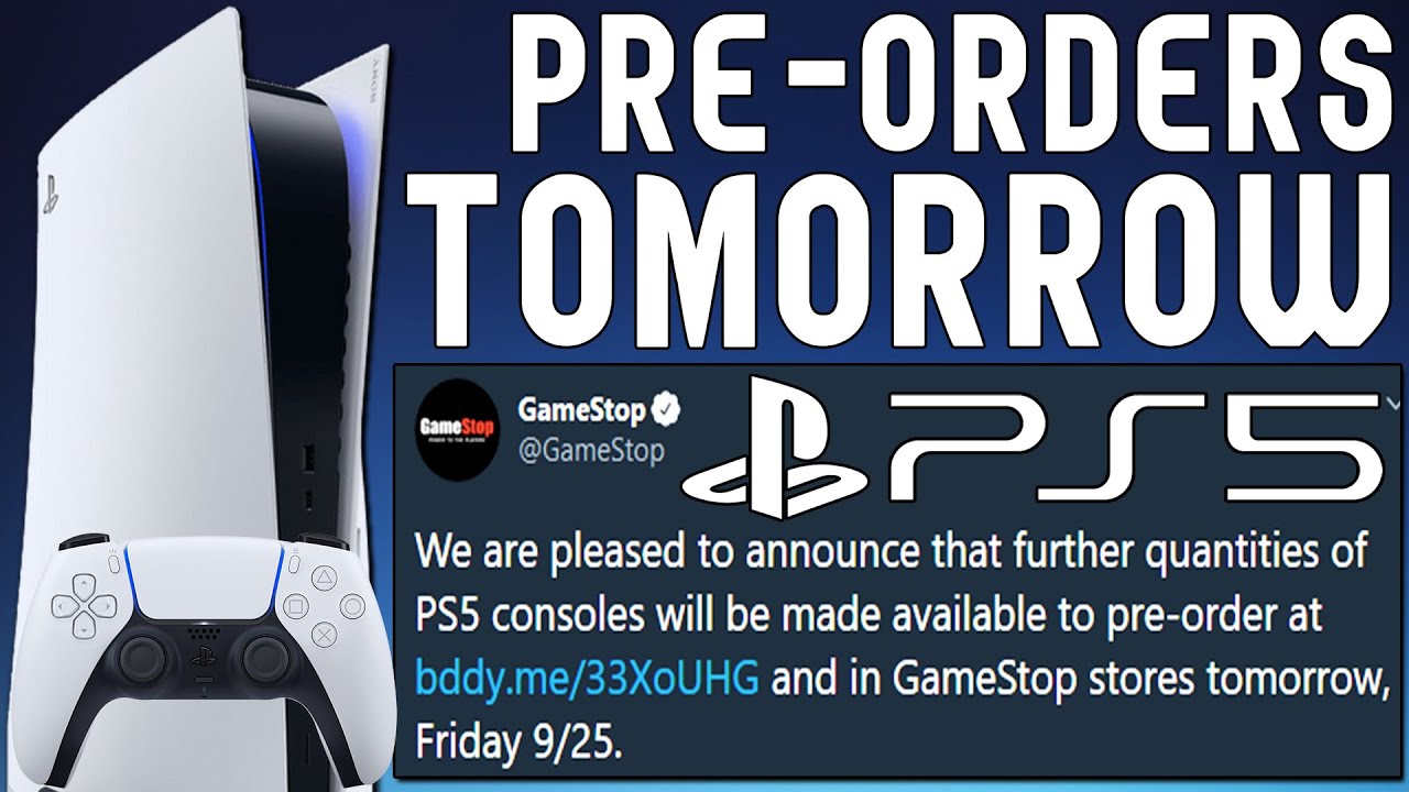 gamestop ps5 pre order