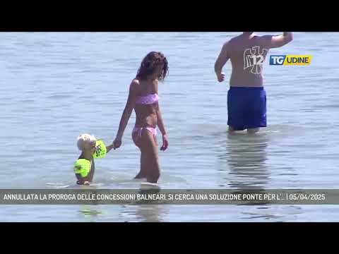 ANNULLATA LA PROROGA DELLE CONCESSIONI BALNEARI: SI CERCA UNA SOLUZIONE PONTE PER L'... | 05/04/2025