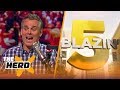 Blazin' 5: Colin's picks for 2017-18 NFL Week 5  THE HERD ...