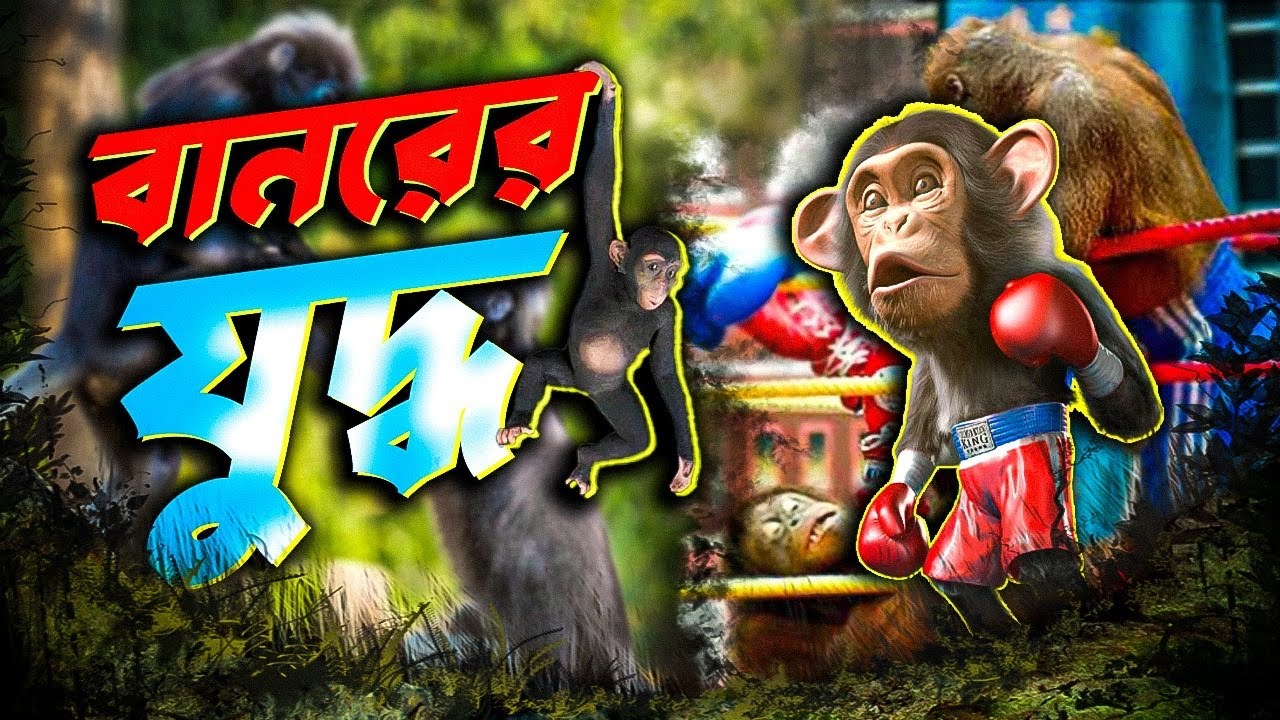 বানরের হাস্যকর যুদ্ধ ! | Safari World | Orang Utan Show | Bangkok | Thailand