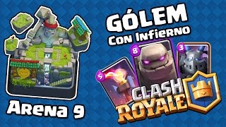 RÉCORD DE TROFEOS GÓLEM + INFIERNO Arena Legendaria  | CLASH ROYALE