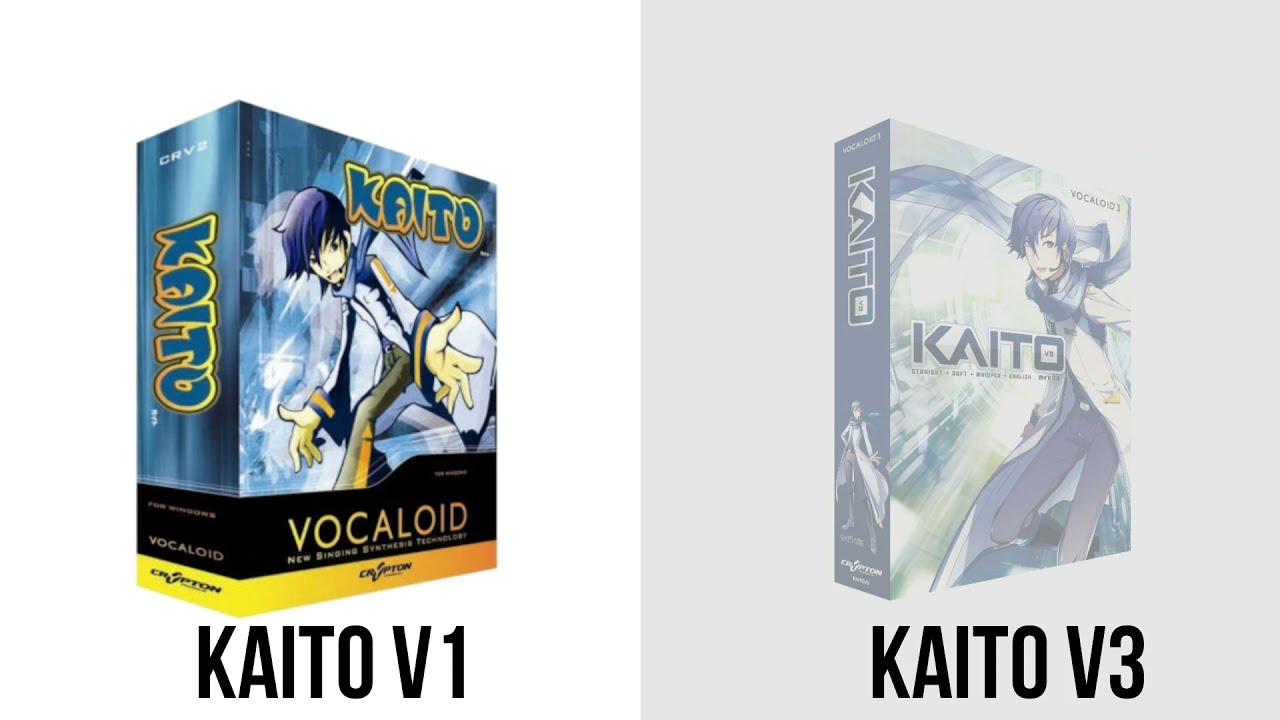 Kaito V1 VS Kaito V3 vocaloid comparation