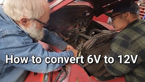 Converting the 6 volt system to a 12 volt | 1948 Ford Concept Car Hauler 🚚