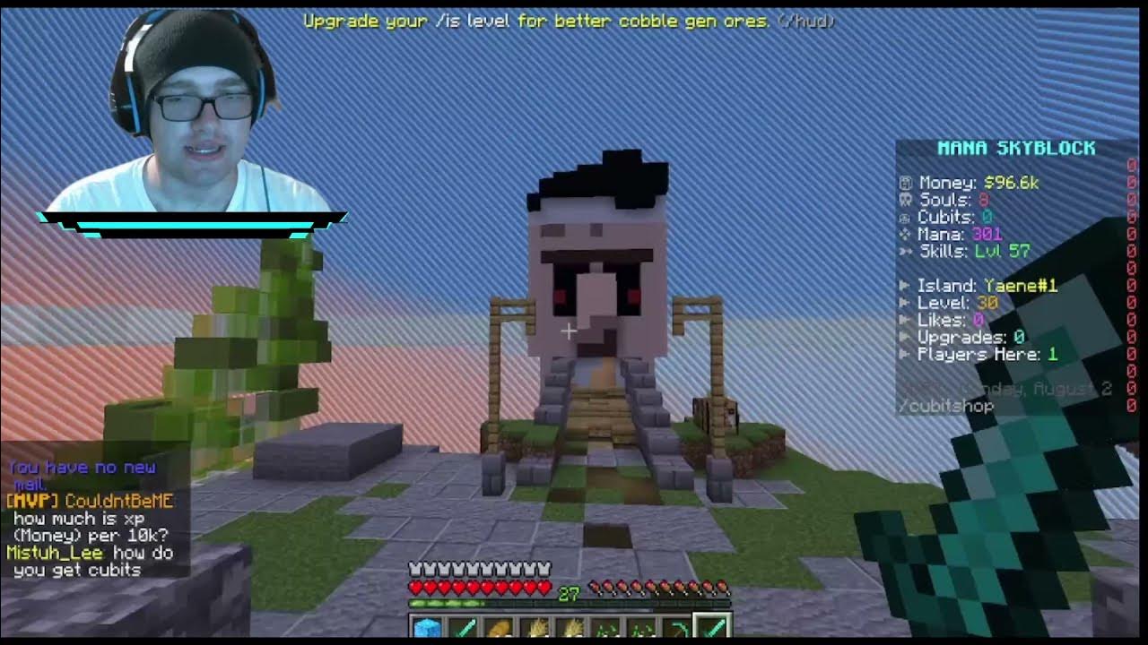 Minecraft Mana Skyblock New Begin! ManaCube YouTube