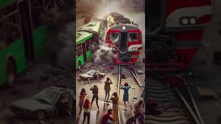 train accident | school bus #trainaccident #schoolbuscrash