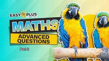 11 Plus Maths | Advanced Parrot Studies | Part 2 | Easy 11 Plus LIVE 73