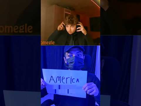 The young man replied to him on Omegle 😳 #video
