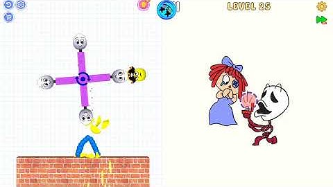 Help Monster 3 Tricky Puzzle vs Draw To Smash - Satisfying ASMR Gameplay Android , iOS