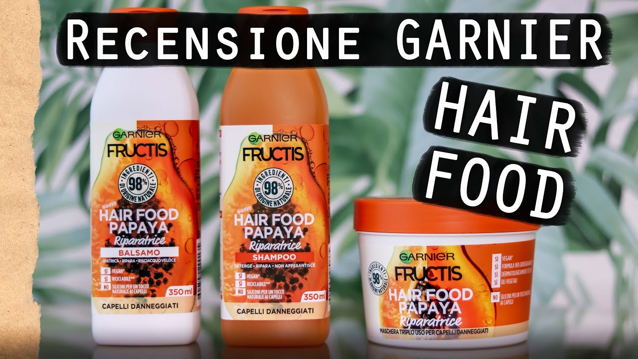 Recensione GARNIER HAIR FOOD | Shampoo | Balsamo | Maschera