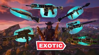 I Found EVERY *EXOTIC* In ONE GAME! (Fortnite)
