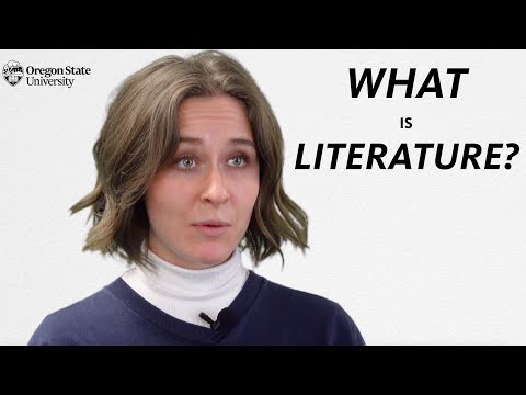 ვიდეო: ნიშნავს თუ არა ლიტერატურა ნაწერებს?