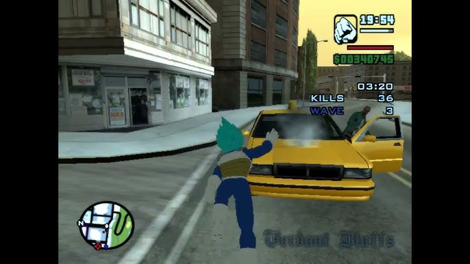 Dragon Ball Generation: Manhas para Gta San andreas Vegeta