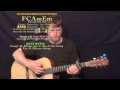 Beautiful Now ZEDD Guitar Lesson Chord Chart Capo 2nd Fret