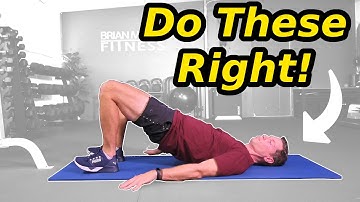 4 Key Mistakes People Make With the Glute Bridge