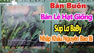 hạt giống súp lơ baby nhập khẩu mỹ chính hãng , bán buôn bán lẻ hạt giống rau củ quả toàn quốc