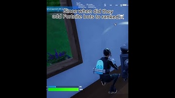 Since when did they add Fortnite bots to ranked☠️ #shorts