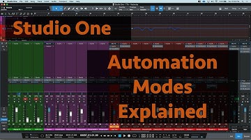 Studio One - Automation Modes Explained