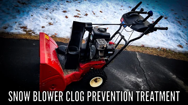 Snow Blower Clog Prevention Treatment