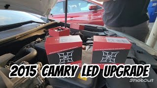 2015 Toyota Camry SE LED Light Upgrade To HIKARI LED Bulbs