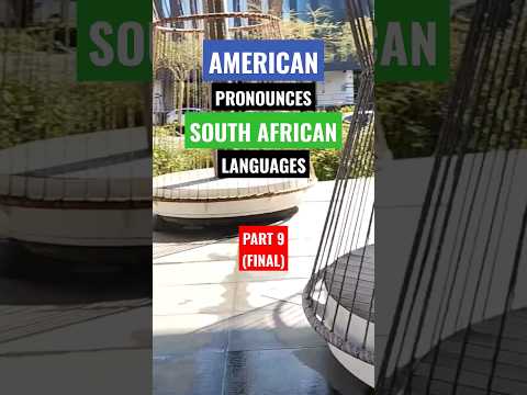 Ended strong 💪 AMERICAN pronounces SOUTH AFRICAN languages FINAL PART 9 🇿🇦 #shorts #shortsafrica