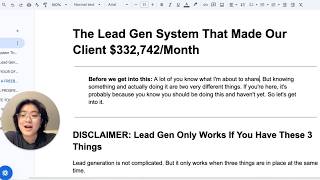 The Lead Gen System that made our client  $332,742/Month (Full Breakdown)