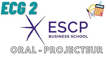 Oral maths ESCP - projecteur
