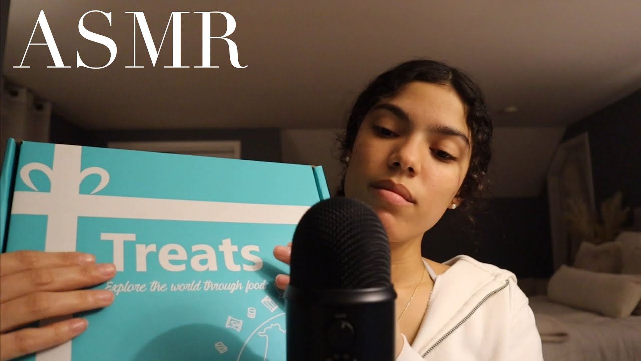 Trying out Japan snacks ASMR (HIGH GAIN) lot of different sounds - Try Treats