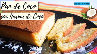 Pan Keto de Coco/ Harina de Coco / Receta Fácil