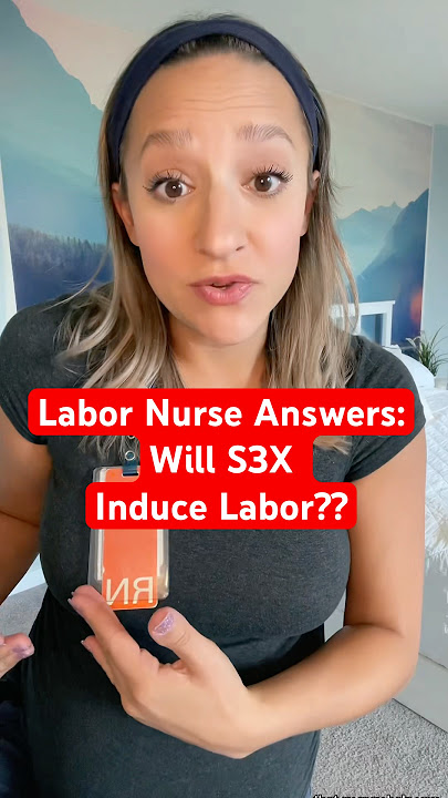 Labor Nurse answers: Can S3X induce labor?! #Nurse #Pregnancy #Baby #Mom #Postpartum ￼