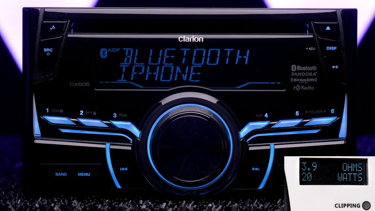 Clarion CX505 Double DIN Under $200 - Exceeds all Tests!!! - YouTube