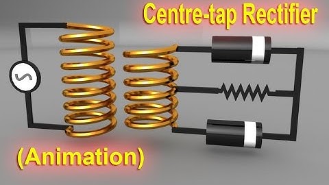 Full wave center tapped rectifier (working)