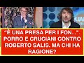  una presa per i fon porro e cruciani contro roberto salis ma chi ha ragione