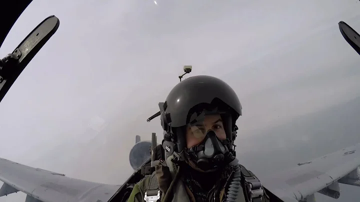US Female A-10 Fighter Pilot takeoff from Osan: Co...