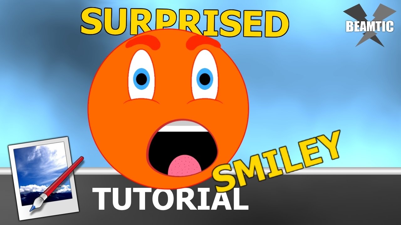 How to Make a Surprised Smiley in Paint.NET - YouTube