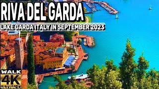 RIVA DEL GARDA ITALY | CURRENT SITUATION IN LAKE GARDA ON SEPTEMBER 2023 4K 60FPS