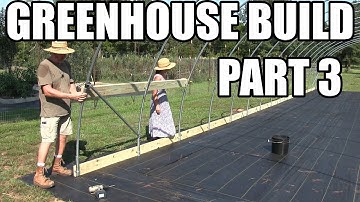 Greenhouse build part 3 of 6 from Growers Solution